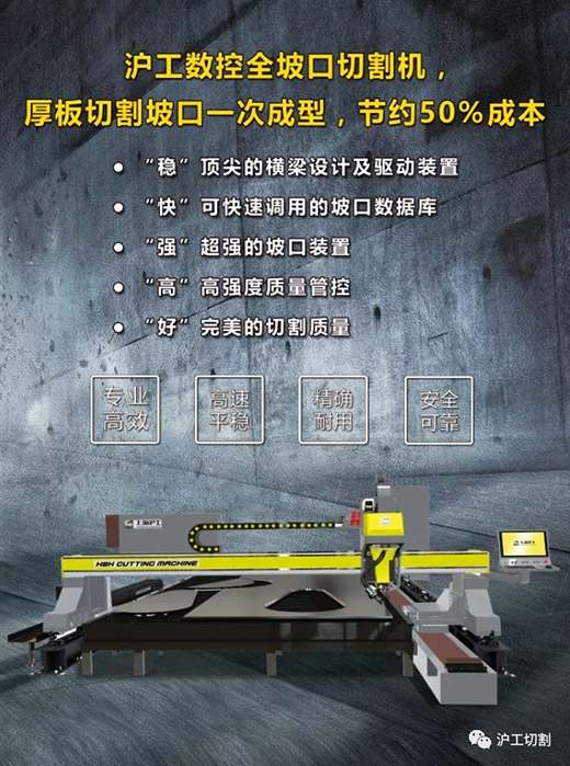 上海米乐m6易游数控等离子坡口切割机