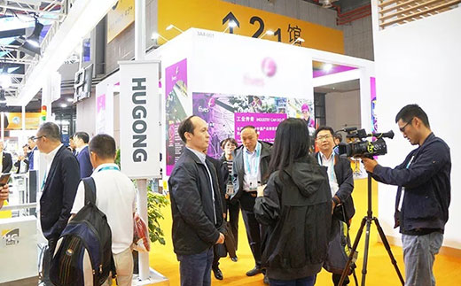 江苏常州卫视拍摄米乐m6易游意大利CEA展位